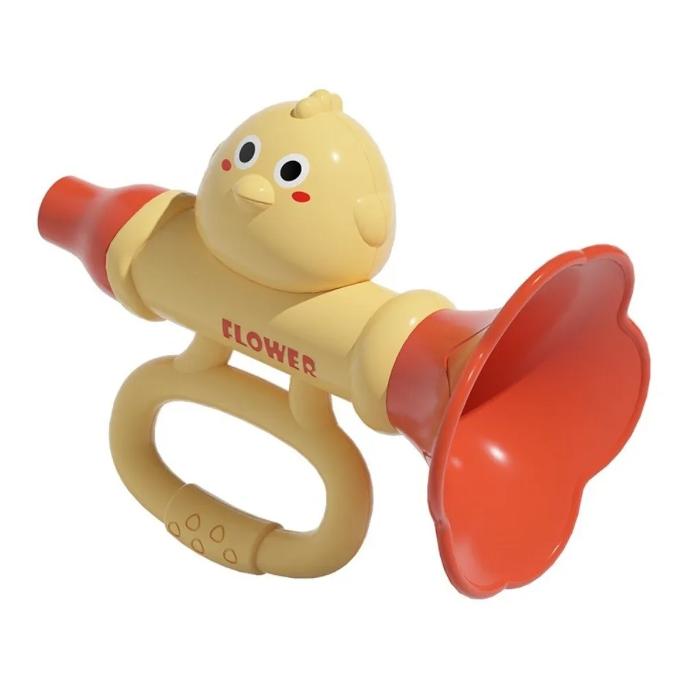 New Chick Shape Baby Horn Toy ABS Bite-able Mini Trumpet Toy Musical Toy Early Learning