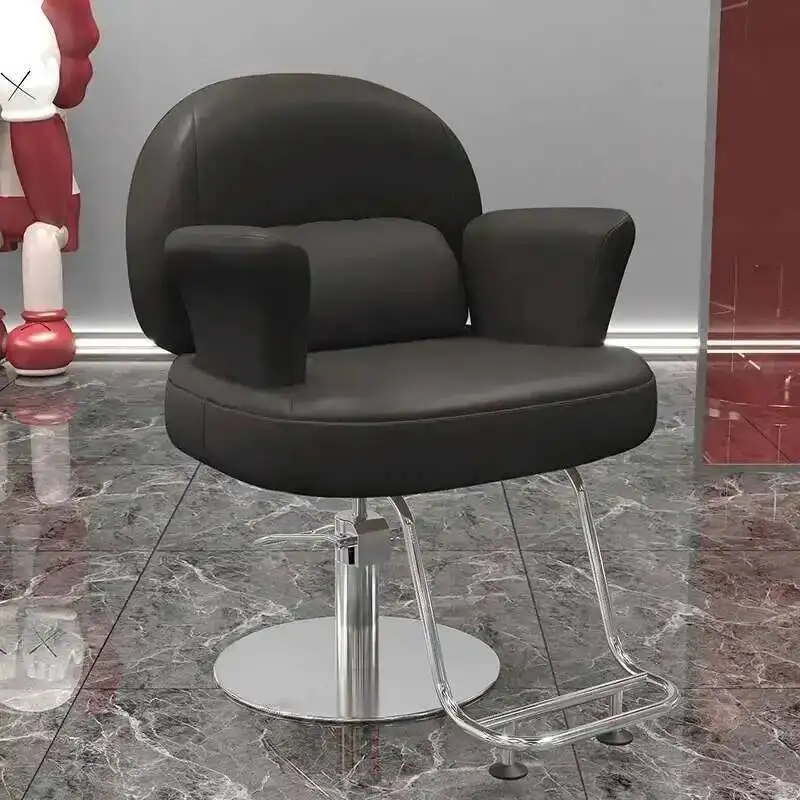 

Hairdressing To Chair Hair Red Professional Cut Barber Chairs For Barbershop Multifunctional Beauty Salon Washing Aesthetic Owl