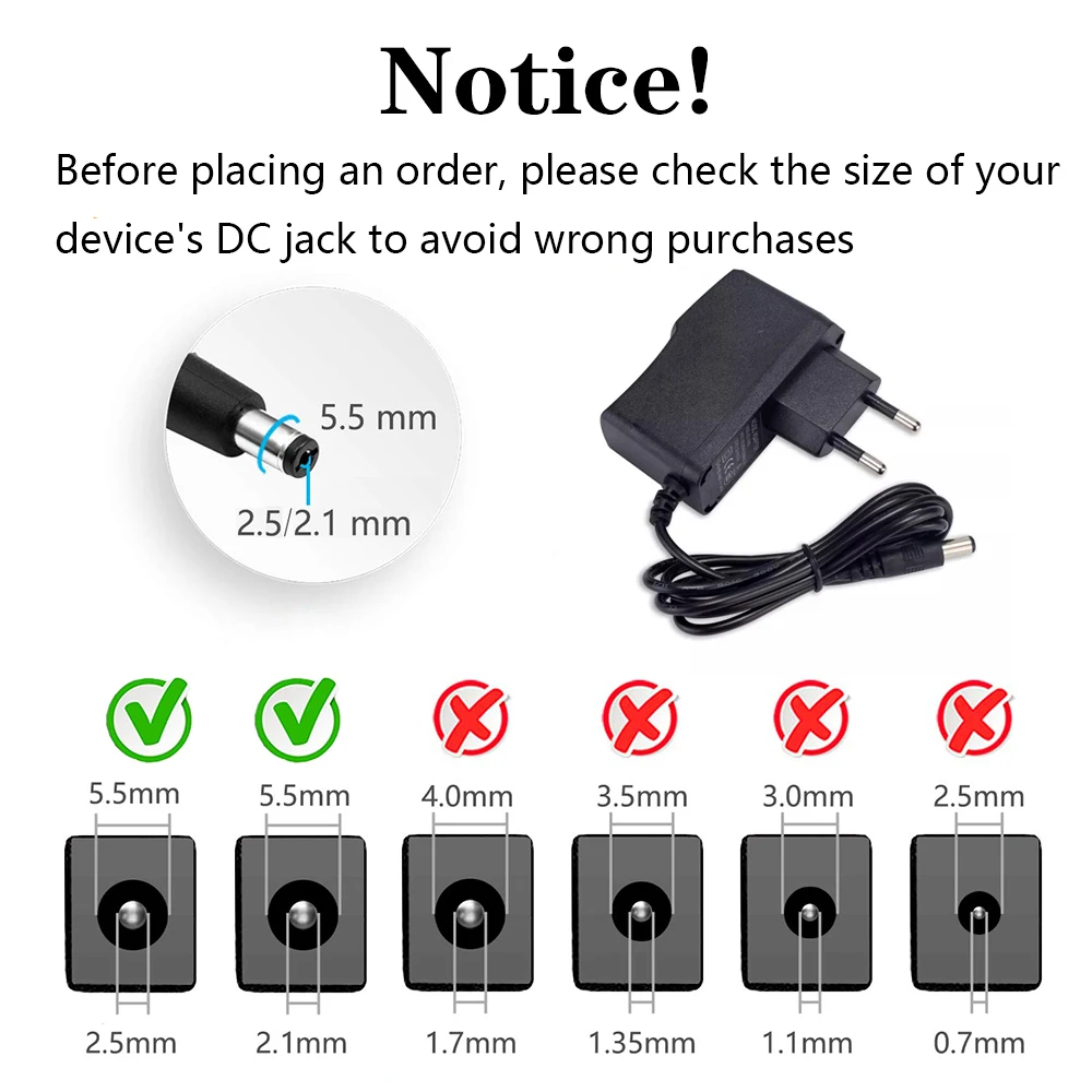 DC 12V Power Supply 12V 5V 6V 8V 9V 12V 13V 15V 24V 1A 2A 3A 4A 5A 6A 7A 8A 10A  220V TO 12V Power Supply Adapter For LED Strips