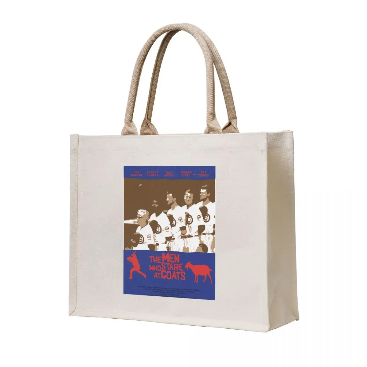 

the men who stare down goats Tote Bag custom fabric bag tote bags men Handbags women reusable grocery bags