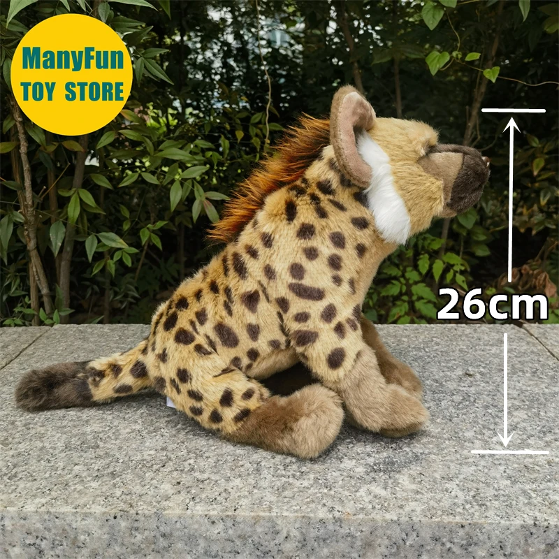 Hyena Plush Toy Realistic Aardwolf Plushie Lifelike Spotted Hyena Stuffed Animal Hyena Simulation Doll Collectors