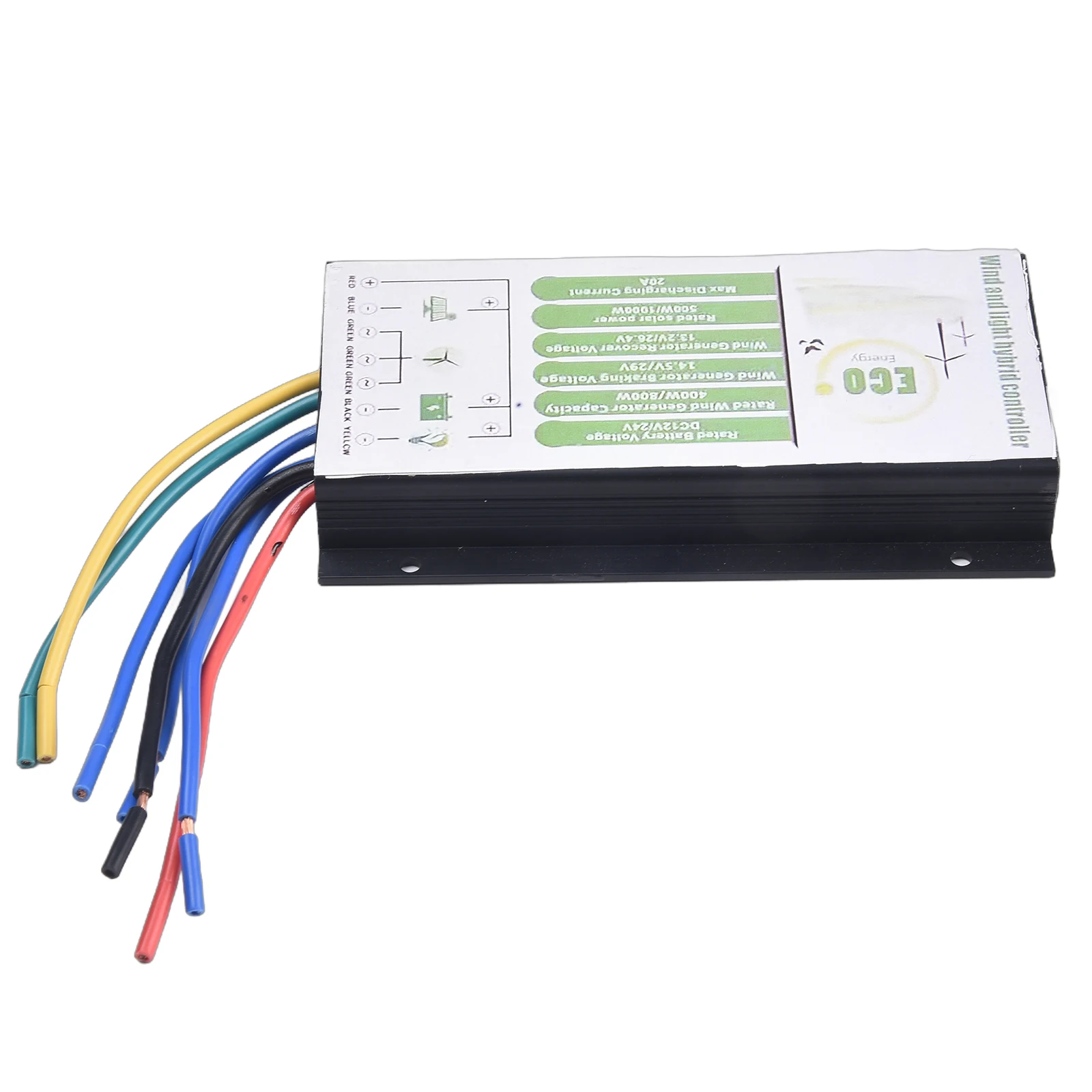 

Wind Controller 100-1000W 12V/24V Auto Matching 20A Wind Turbine Generator Wind Charge Controller Waterproof IP68 Accessories