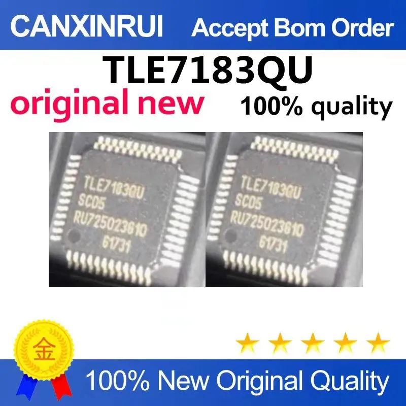 (5-100piezas)TLE7183QU QFP-48 IC Automotive computer board BJEV EU5 water driver IC chip New in stock
