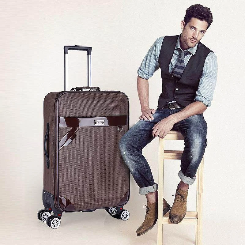 business-travel-luggage-waterproof-pvc-material-detachable-universal-wheel-suitcase-integrated-carry-handle-password-box