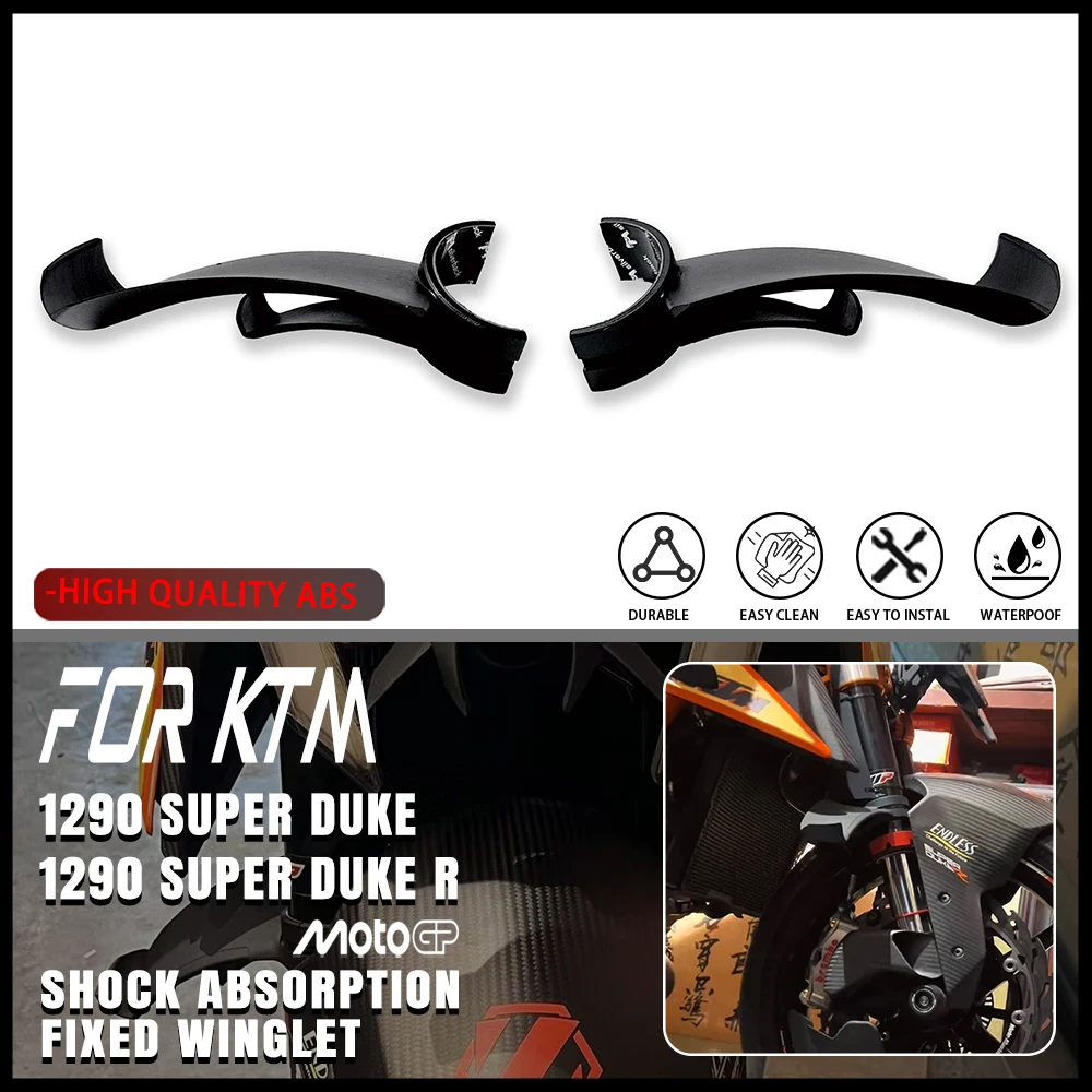 

New Motorcycle Shock Absorption Fixed Winglet Decorative spoiler wing Accessories For 1290 SUPER DUKE / R 2021 2022 2023 2024