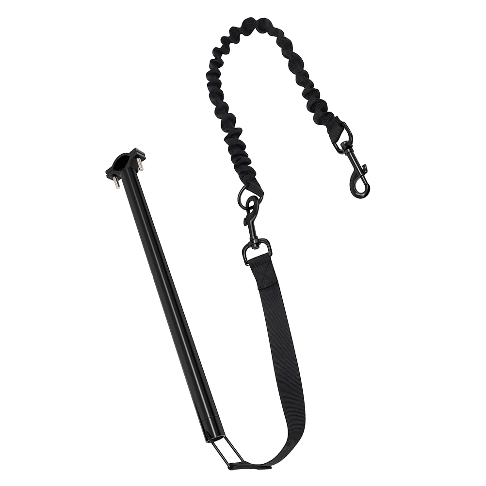 

Bicycle Walker Retractable Leash for Riding Heavy Duty Rope Extra Strong Black Leashes Dog Bike Leash Suitable Small Medium Dogs