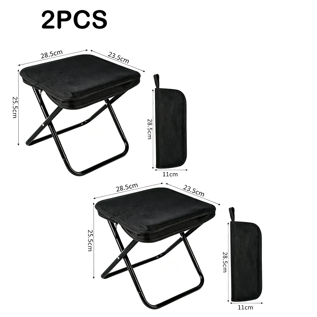 [Portable Folding Chair] Lightweight Sturdy Frame and Compact Outdoor Foldable Outdoor Chair for Camping