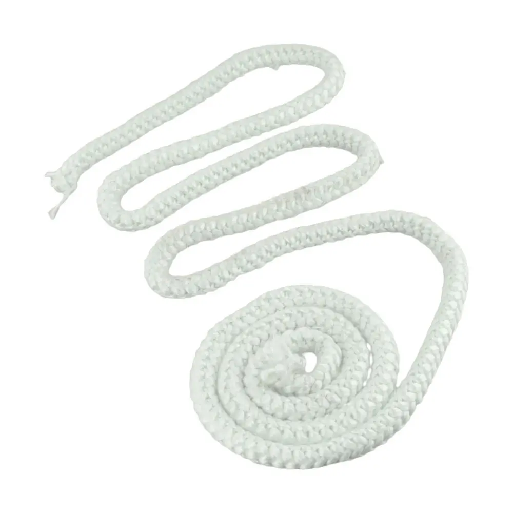 2m Fiberglass Sealing Rope Insulation Easy-install Fiberglass Fire Rope Heat-resistant Fireproof Sealing Strip