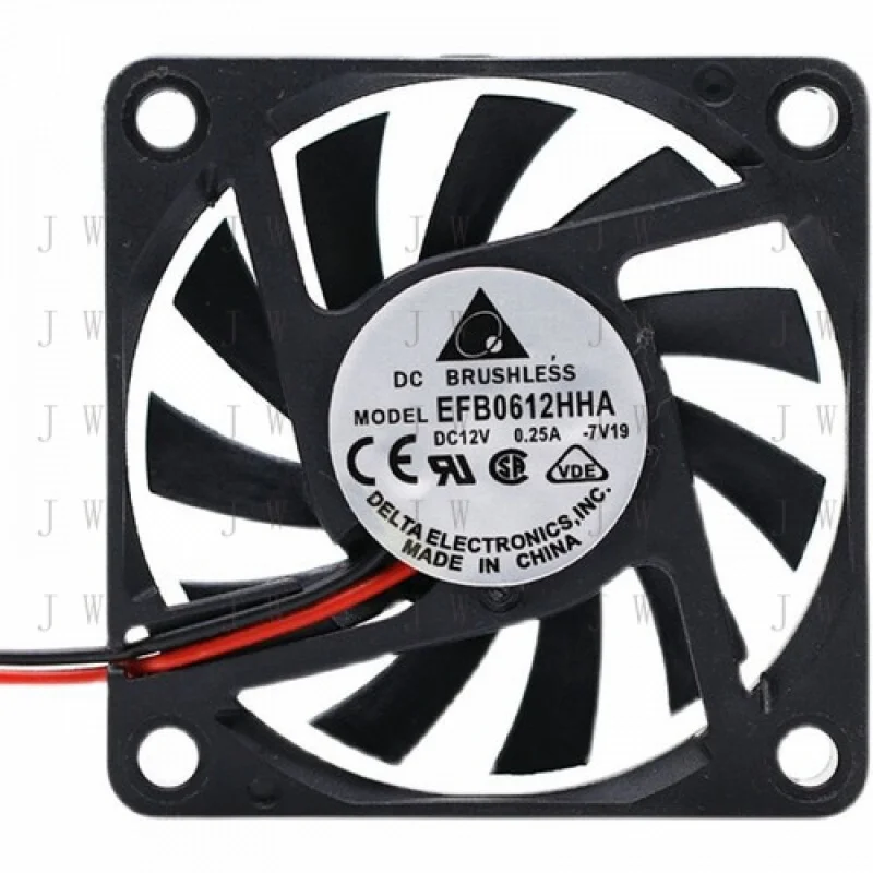 DDW  for Delta EFB0612HHA DC BRUSHLESS 6CM 12V 0.25A 60*60*10MM 2wires Cooling Fan MODEL