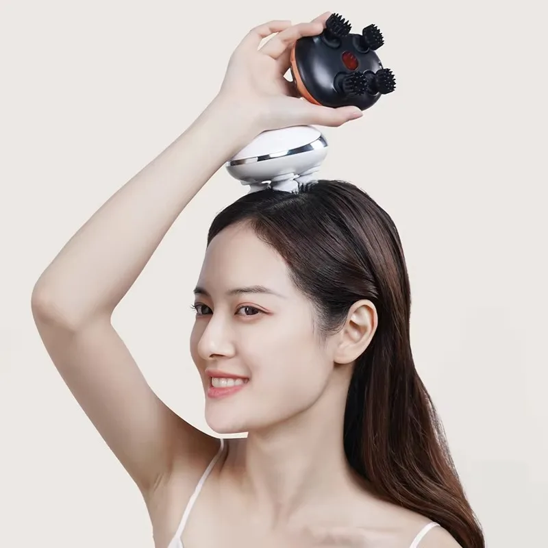 

Pulsating Head Massager Stimulates Scalp and Promotes Hair Growth for Humans and Pets