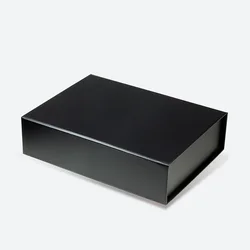Geotobox 20.3x15.2x5.5cm | 18.8x14.2x5cm B6 Size Foldable Rigid Cardboard Gift Boxes with Magnetic Lid