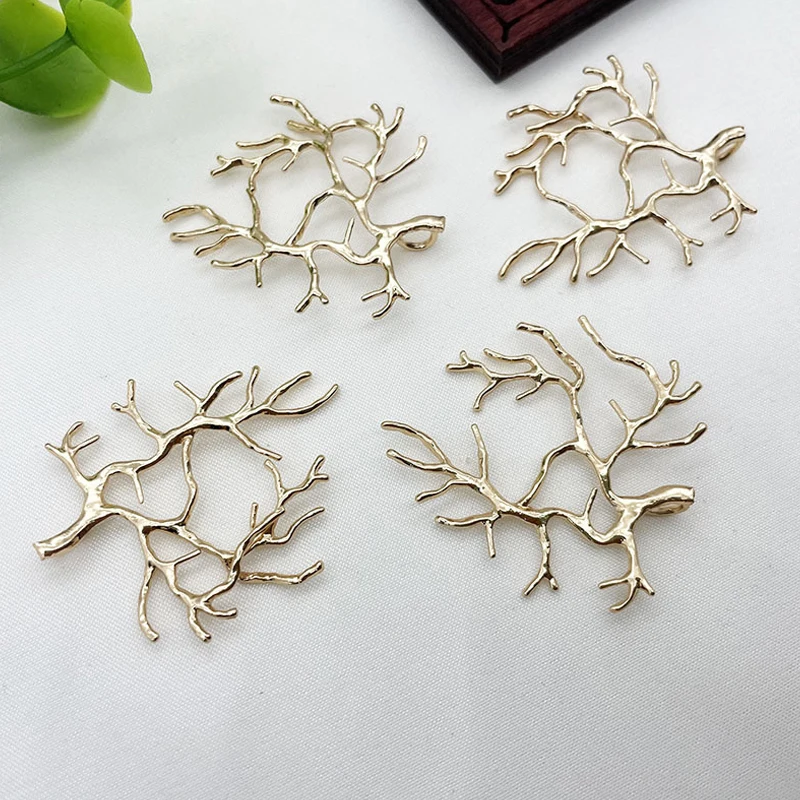 Tree Branch Base Necklace Pendants For Cameo DIY Jewelry Making Accessories