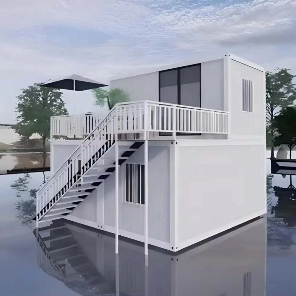 

Modular Multi-Storey Steel Container House Ready-Made Prefabricated for Fast Assembly for Office Kiosk Living Room Simple