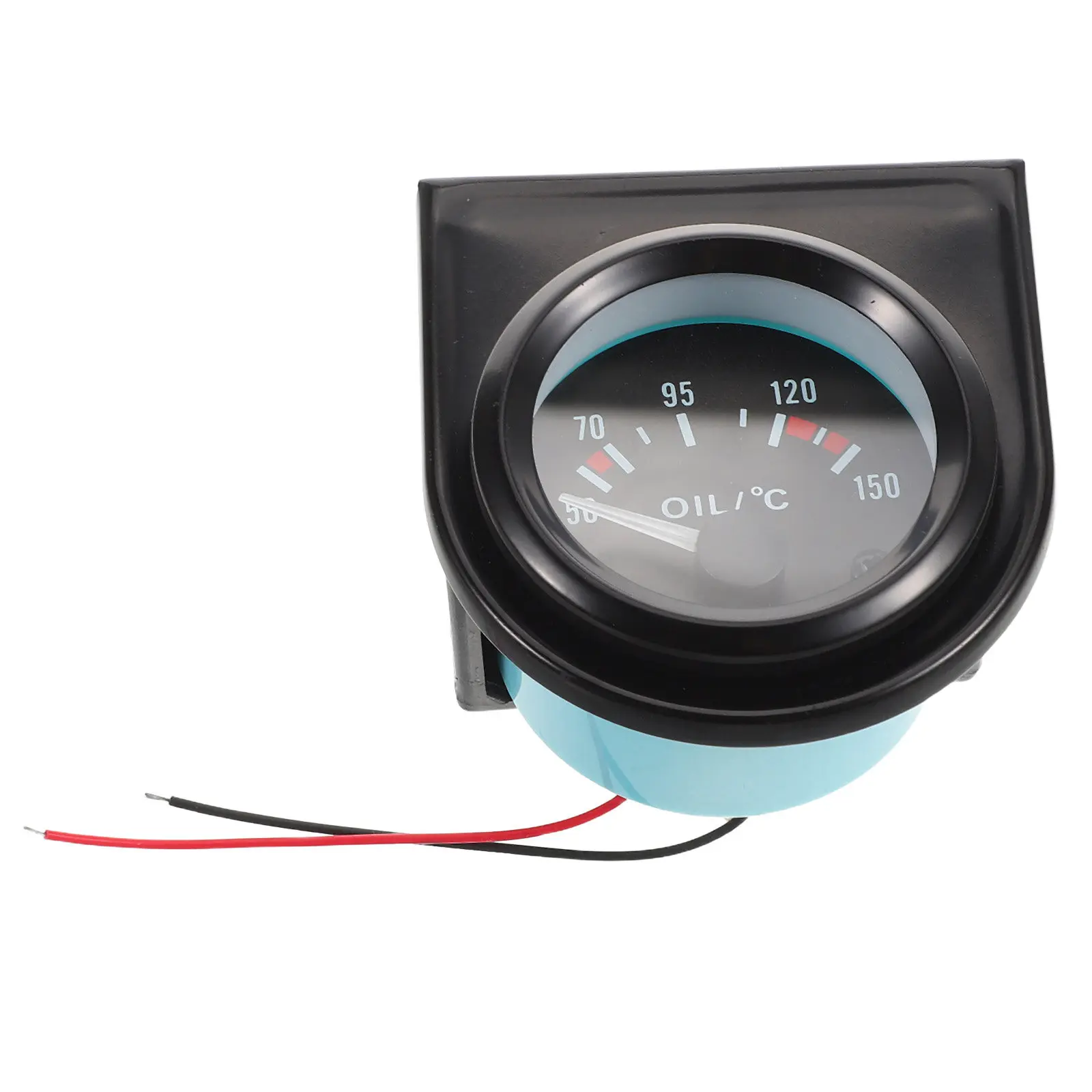 Car Oil Temperature Gauge Automotive 50-150C Pointer Style 12V Analog Instrument for Engine Bezel Oil Temp Gauge