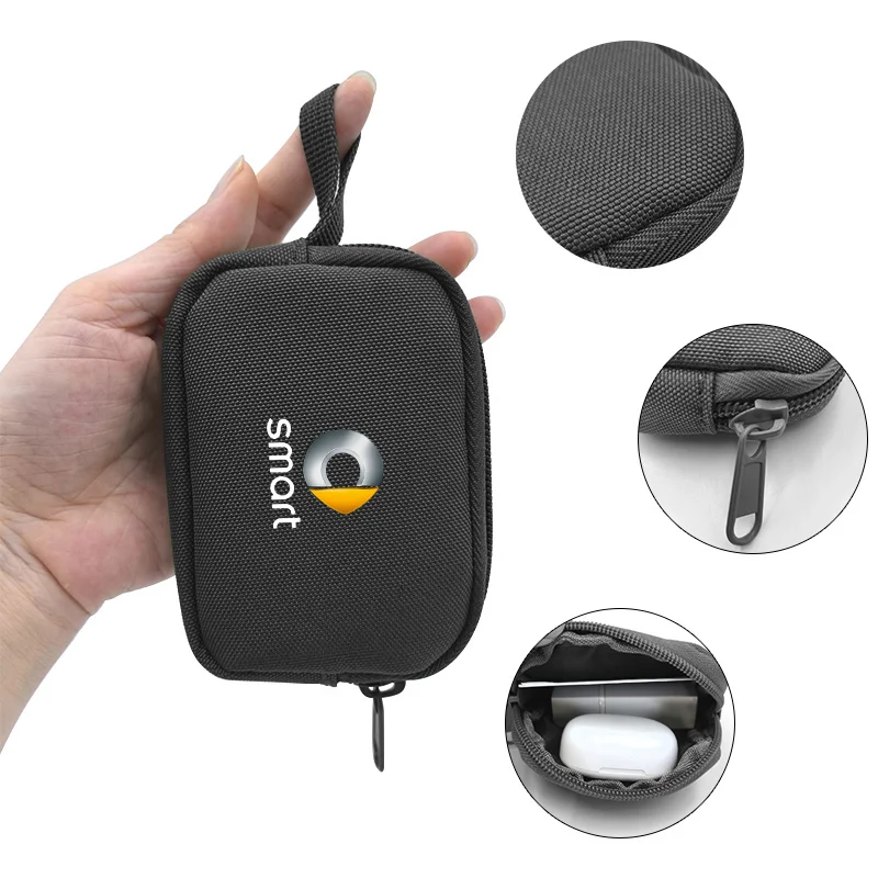 كابل بيانات السيارة حقيبة التخزين مقاوم للماء السفر المنظم حقيبة ل الذكية Fortwo 451 450 453 EQ Forfour كوبيه الداخلية اكسسوارات السيارات