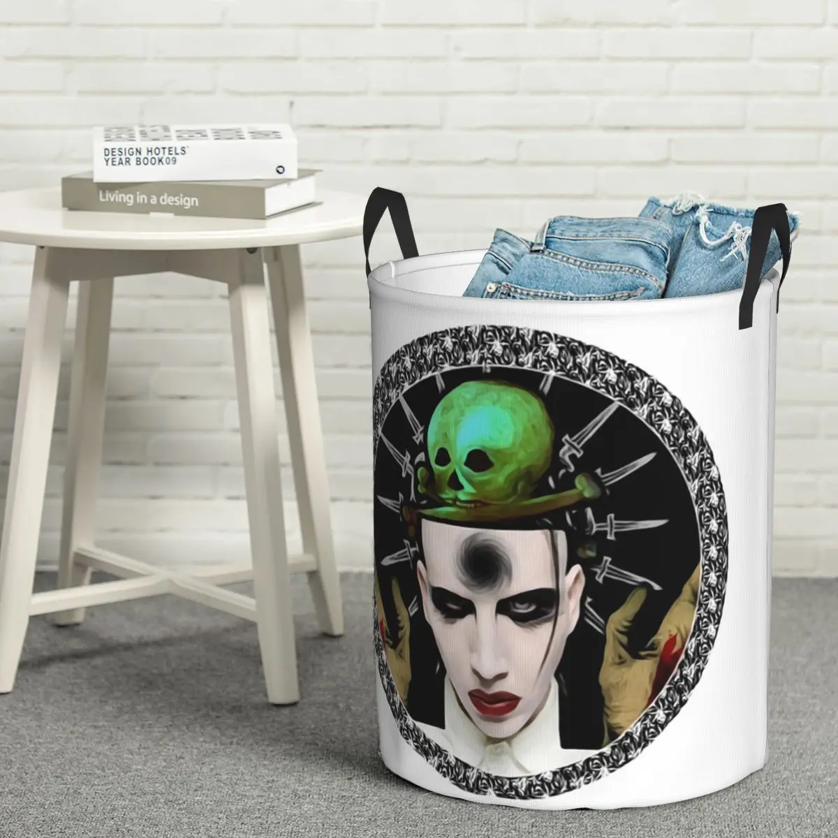 

Laundry Collector Marilyn Manson Foldable Laundry Basket Home Organizer Baby Washing Basket Home Organizer