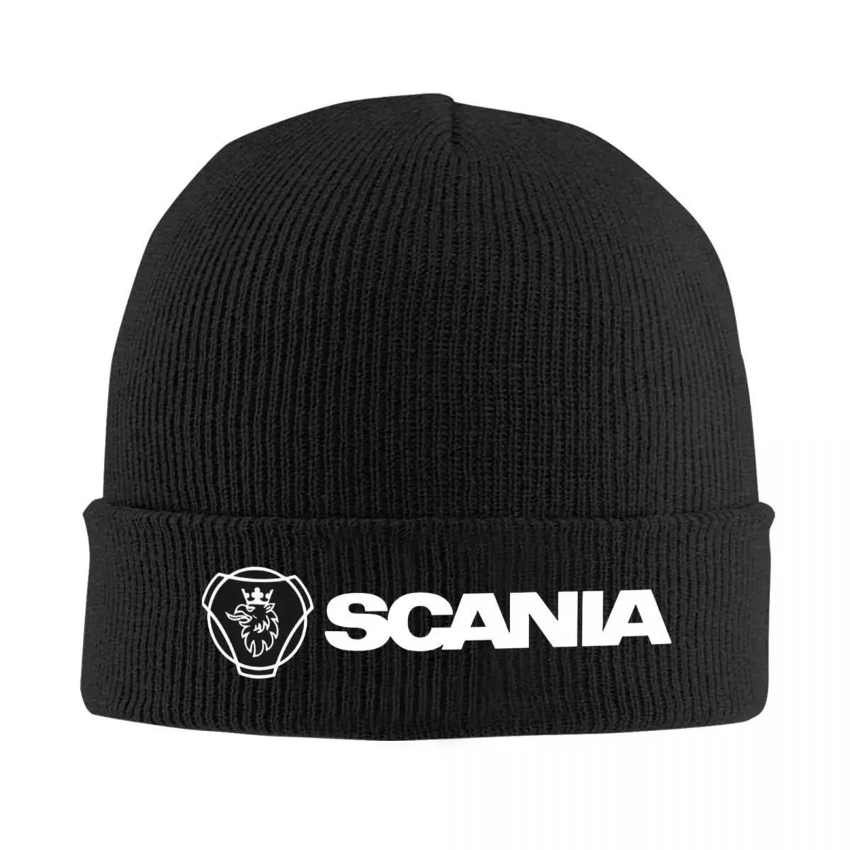 Saabs Scanias Beanie Hats Skullies Beanies Hippie Elastic Adult Unisex Caps Winter Printed Y2K Cool Bonnet Hats Pomysł na prezent