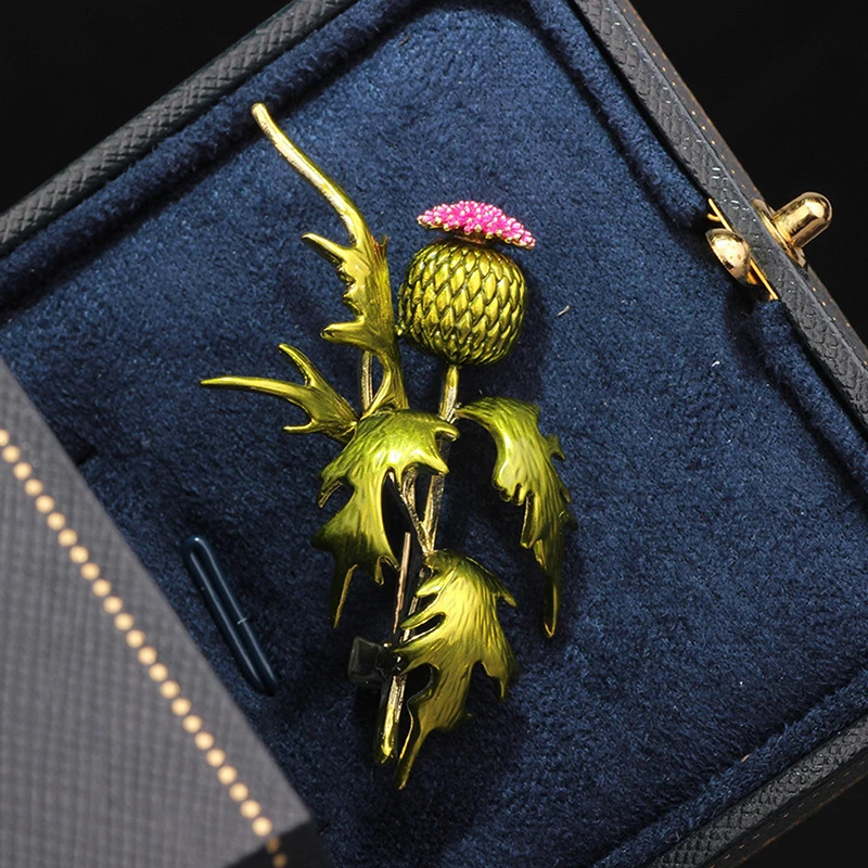 حساسة دبوس بروش حجر الراين الأخضر Primrose بروش للنساء معطف صغير طازج سترة الصدار دعوى دبابيس مجوهرات هدايا #3