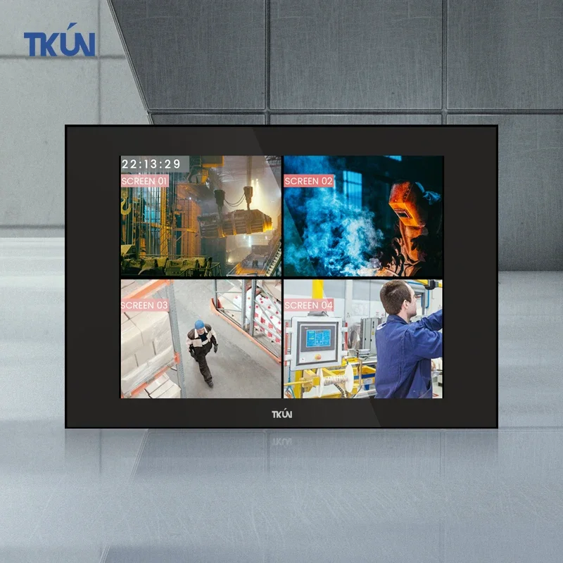 

Customizable small lcd video display 10" 10.4 inch Industrial LCD monitor Industrial monitoring with VGA Bnc input