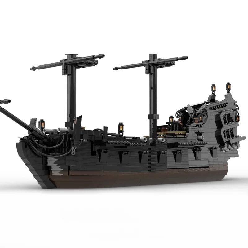 2478pcs MOC Pirate Ship Piratesed Model Building Blocks Architecture Toys Assemble DIY Idea Education Christmas Gift Brick Kids