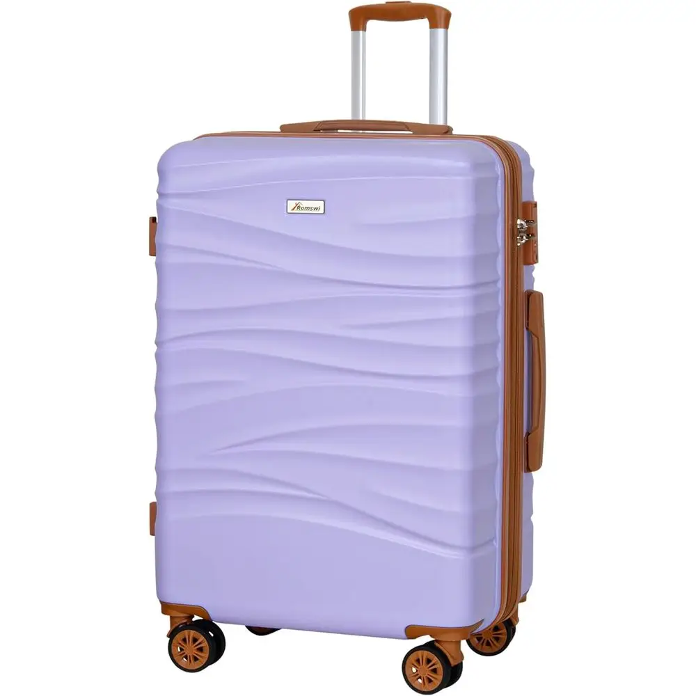 

26 Medium Hardshell Suitcase with Double Spinner Wheels, TSA Lock, and Scratch-Resistant Exterior