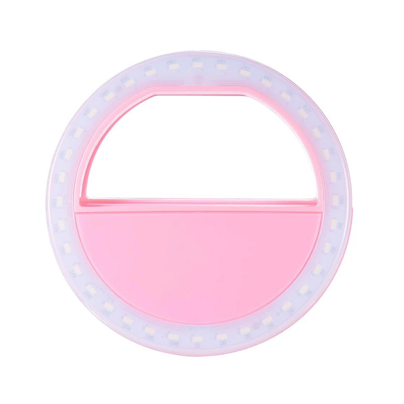 Led Selfie Ring Light Mobile Phone Lens LED Selfie Lamp Ring for Phone Selfie Clip Light Accessorie