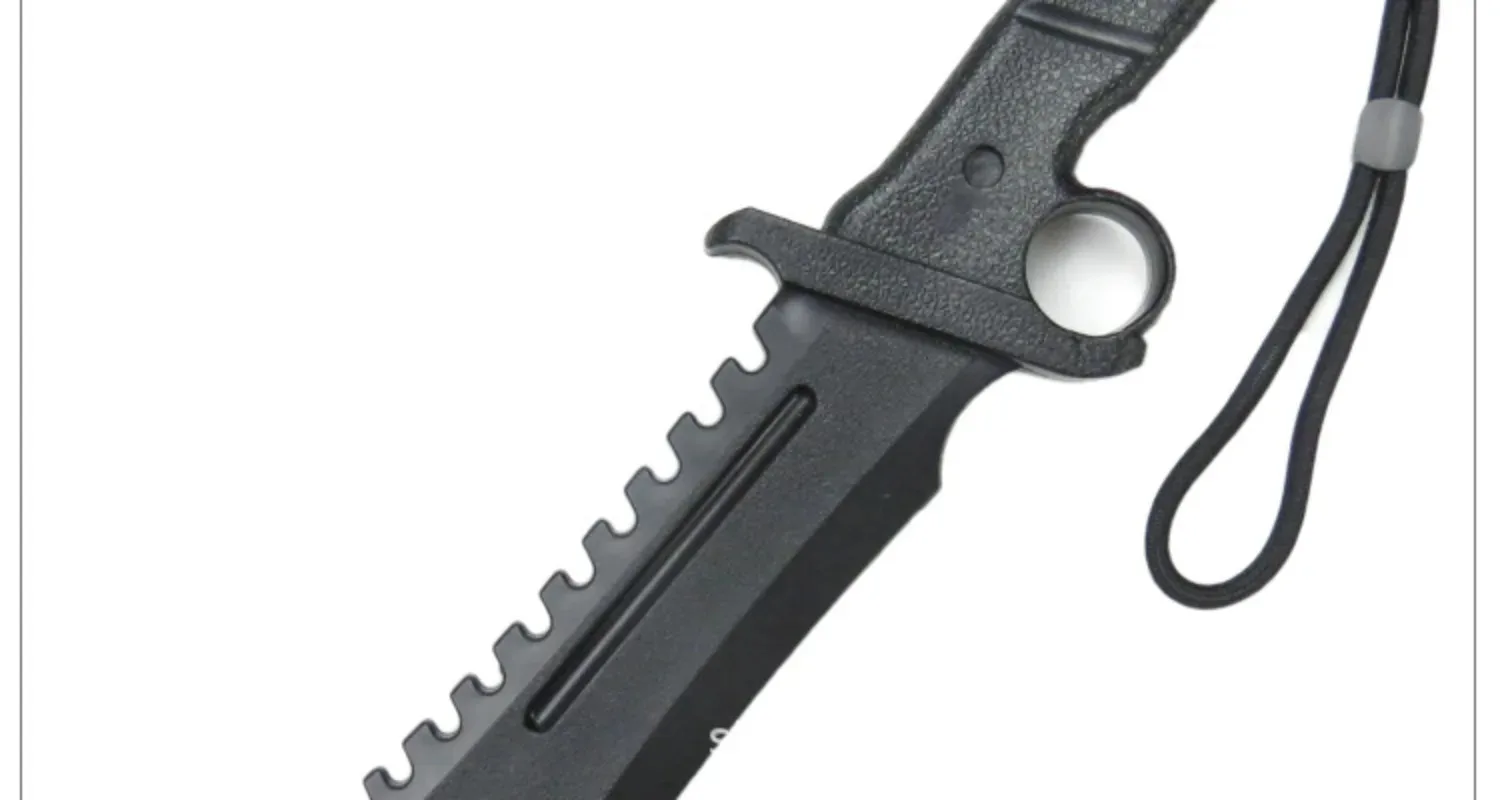 Extra-Hard Plastic Military Knife Training for Martial Arts Sparring and Combat Simulation Stage Performances Ornaments Boy Toy