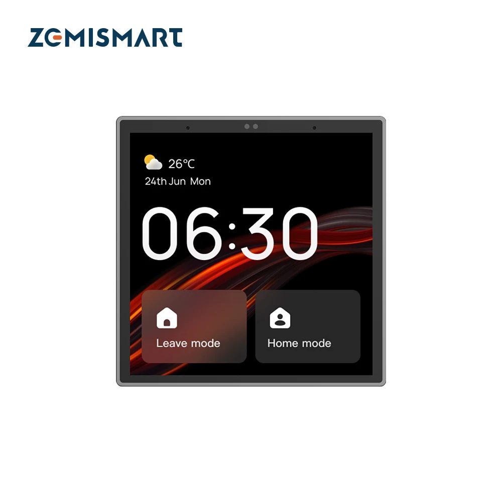 

Zemismart Central Control Panel Built in Zigbee Hub Alexa Voice 4 Inch EU Touch Panel Control Work with Tuya Smart Life Device