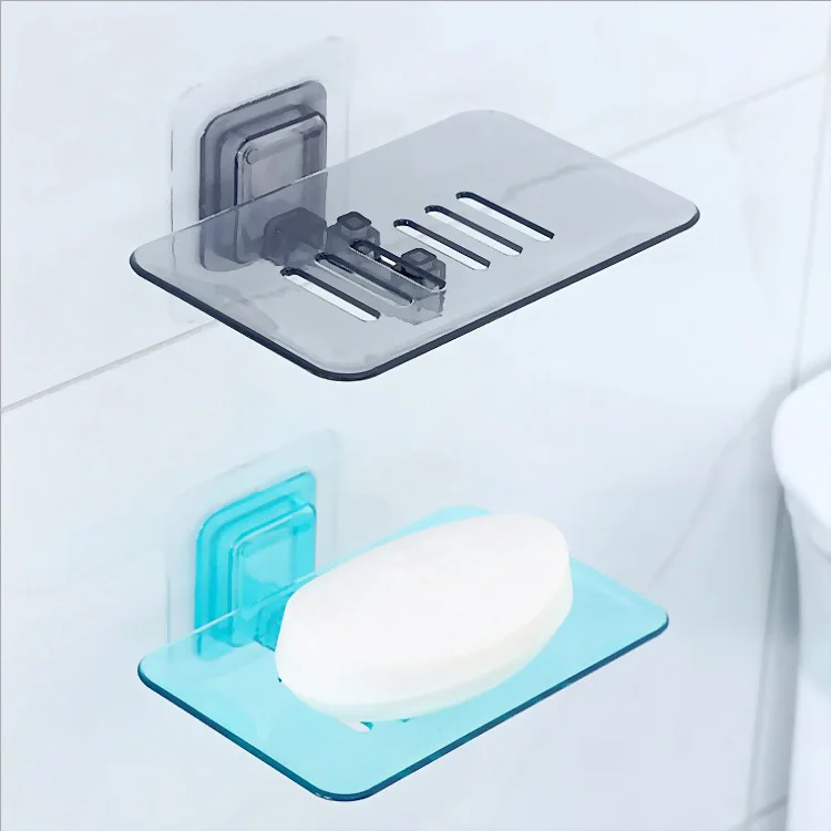 2023 Popular Eco Friendly Household Plastic Bathroom Soap Holder Soap Dish With Drain Bathroom Soap Dish