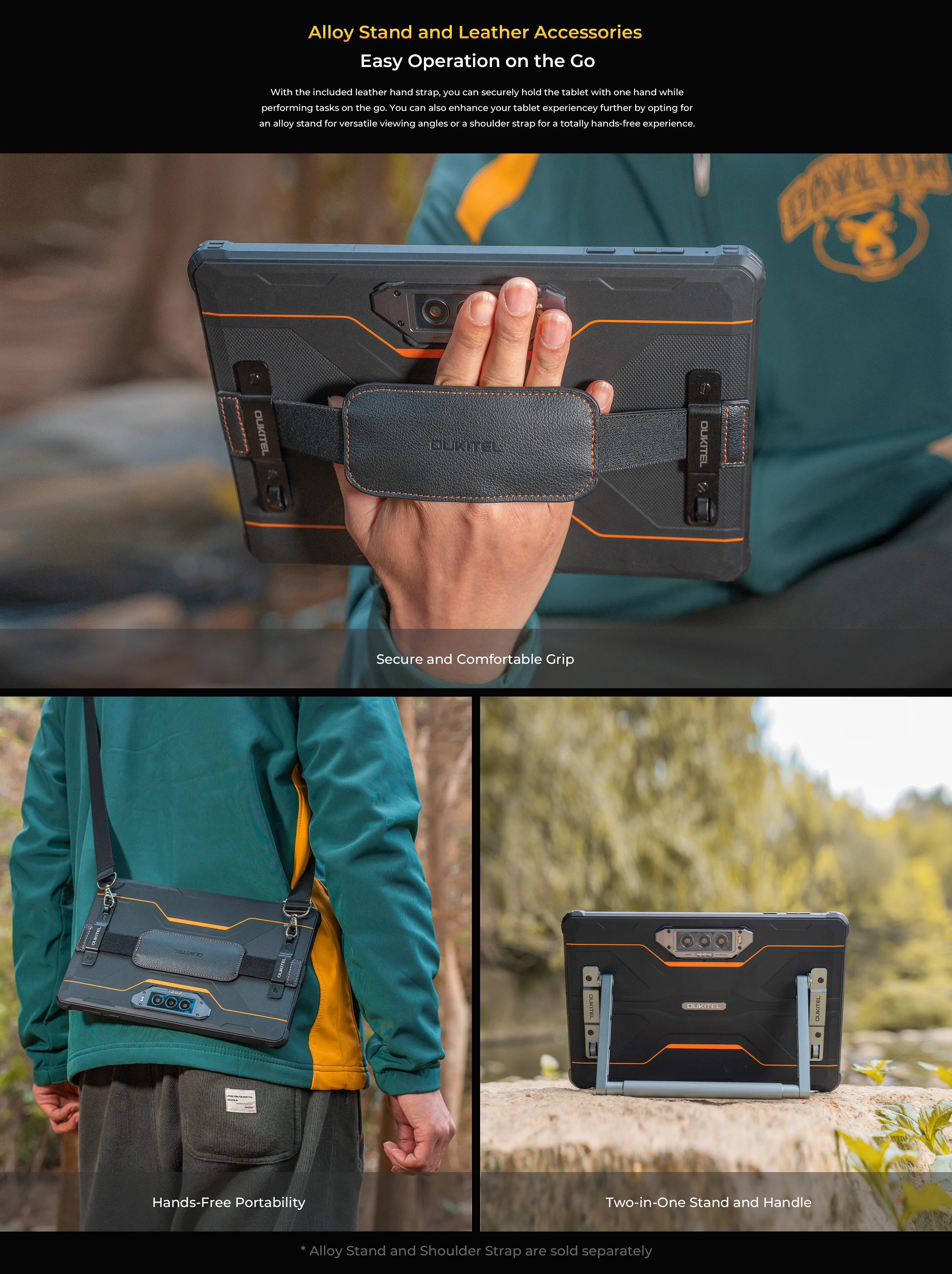 Oukitel RT8 Rugged 20000mAh Tablet 11" FHD+ Display 6GB+256GB Helio G99 Tablet 48MP Camera Tablets PC 33W Android 13