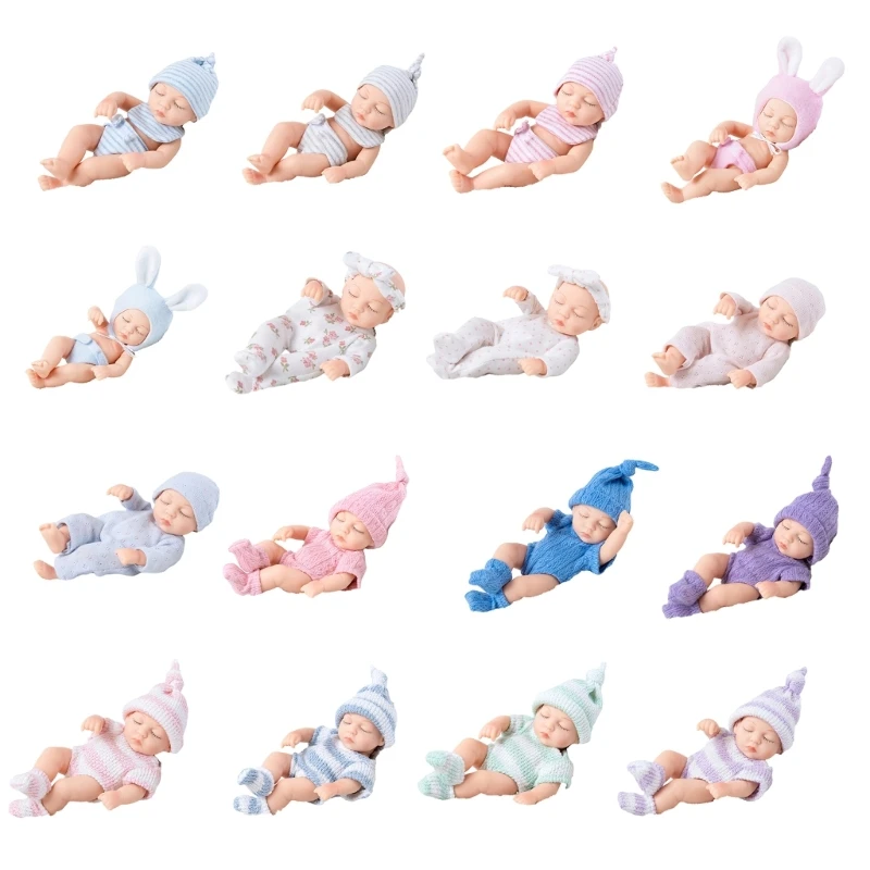 7in Baby Reborns Nurturing Realistic Handmade Full Body Silicone Reborns Toy Popular Parenting Game Gift