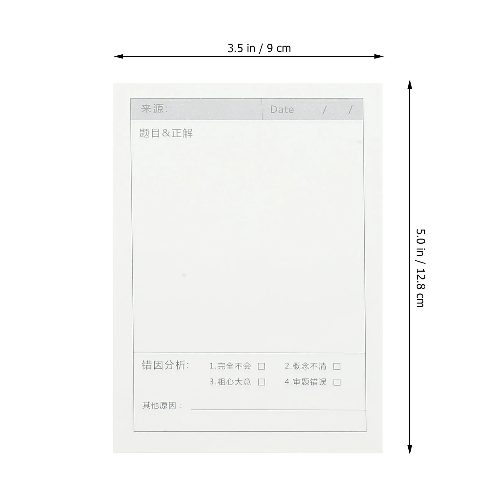 4 Buah Buku Catatan Memo Lembaran Catatan Tempel yang Dapat Dilepas, Tab Tempel Kecil Portabel untuk Penggunaan di Sekolah, Kantor, Rumah, Buku Catatan Ide