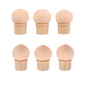 6Pcs Round and Sharp