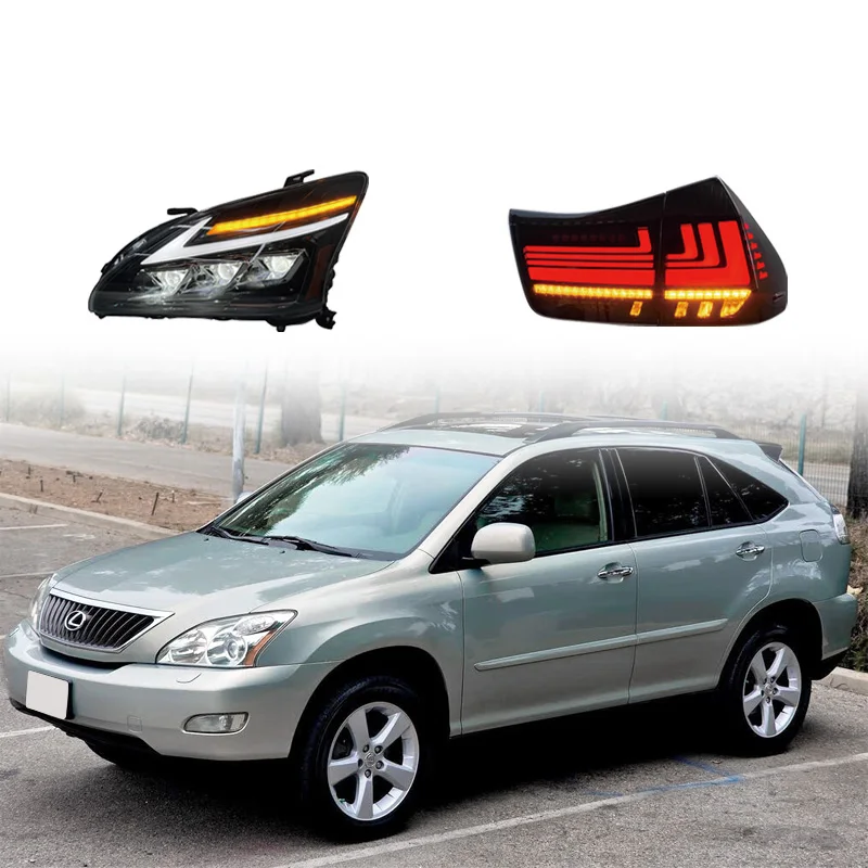 مصابيح LED للرأس لكزس RX 1998-2002 RX330 DRL بدء تشغيل الرسوم المتحركة المتتابعة بدوره الضوء