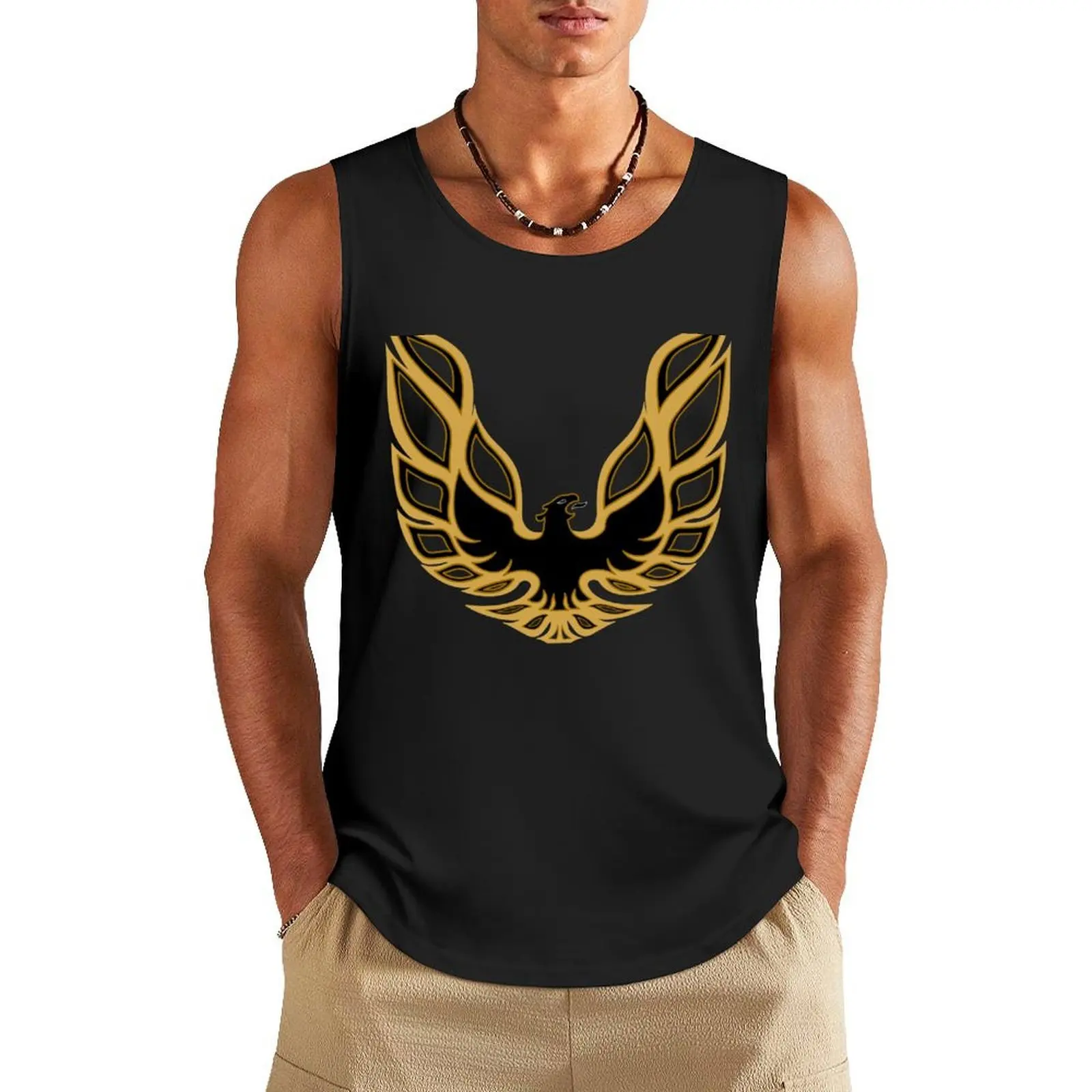 

Firebird Tank Top muscular man Sports shirt man t shirt gym