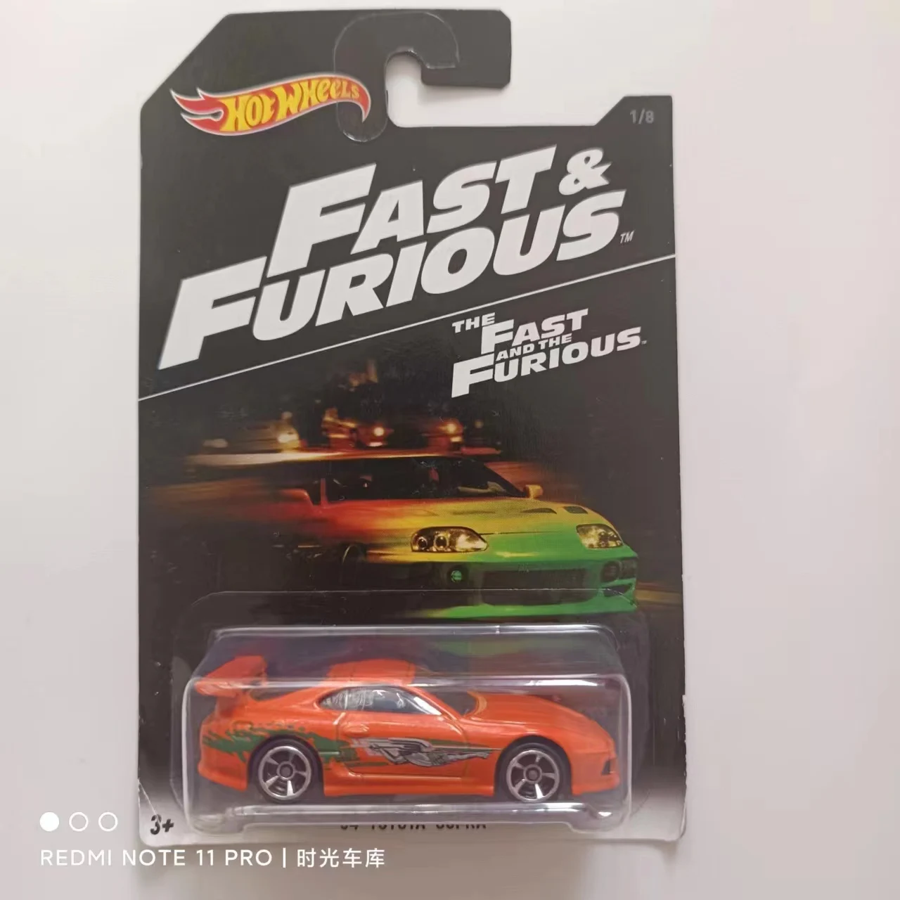 HOT WHEELS 1:64 Fast & Furious TOYOTA SUPRA Collection of die cast alloy trolley model ornaments