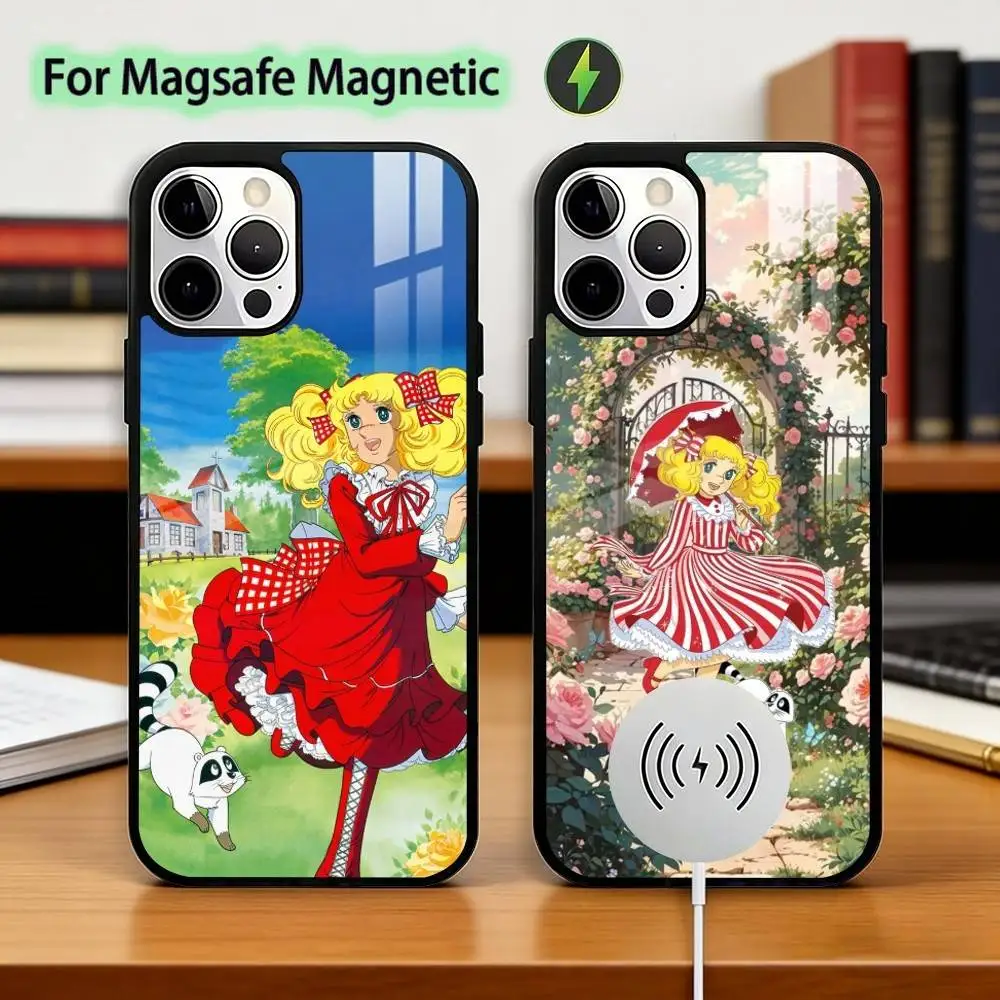 

A-Anime Candy Candy Phone Case For iPhone17,16,15,14,13,12,11 Plus,Pro Magnetic with Magsafe Wireless Charging