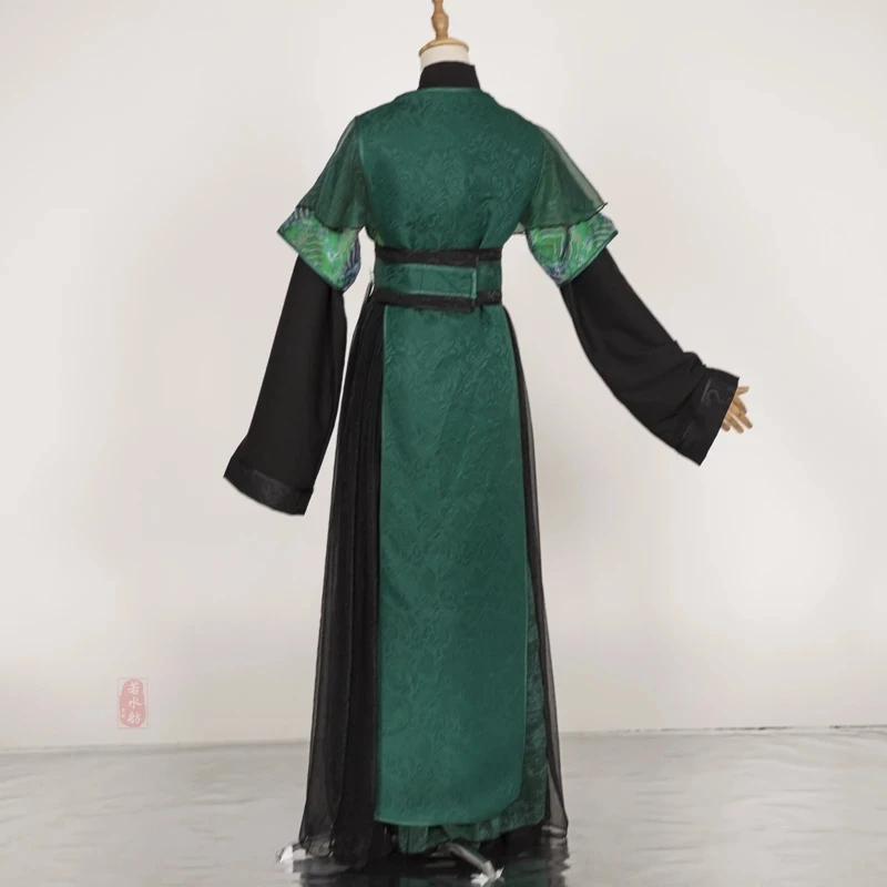 Anime Tian Guan Ci Fu er Xuan Qi Rong Feng Shi Qingxuan Cosplay Kostüm für Frauen Männer Erwachsene Halloween Party Requisiten Perücke Schuhe