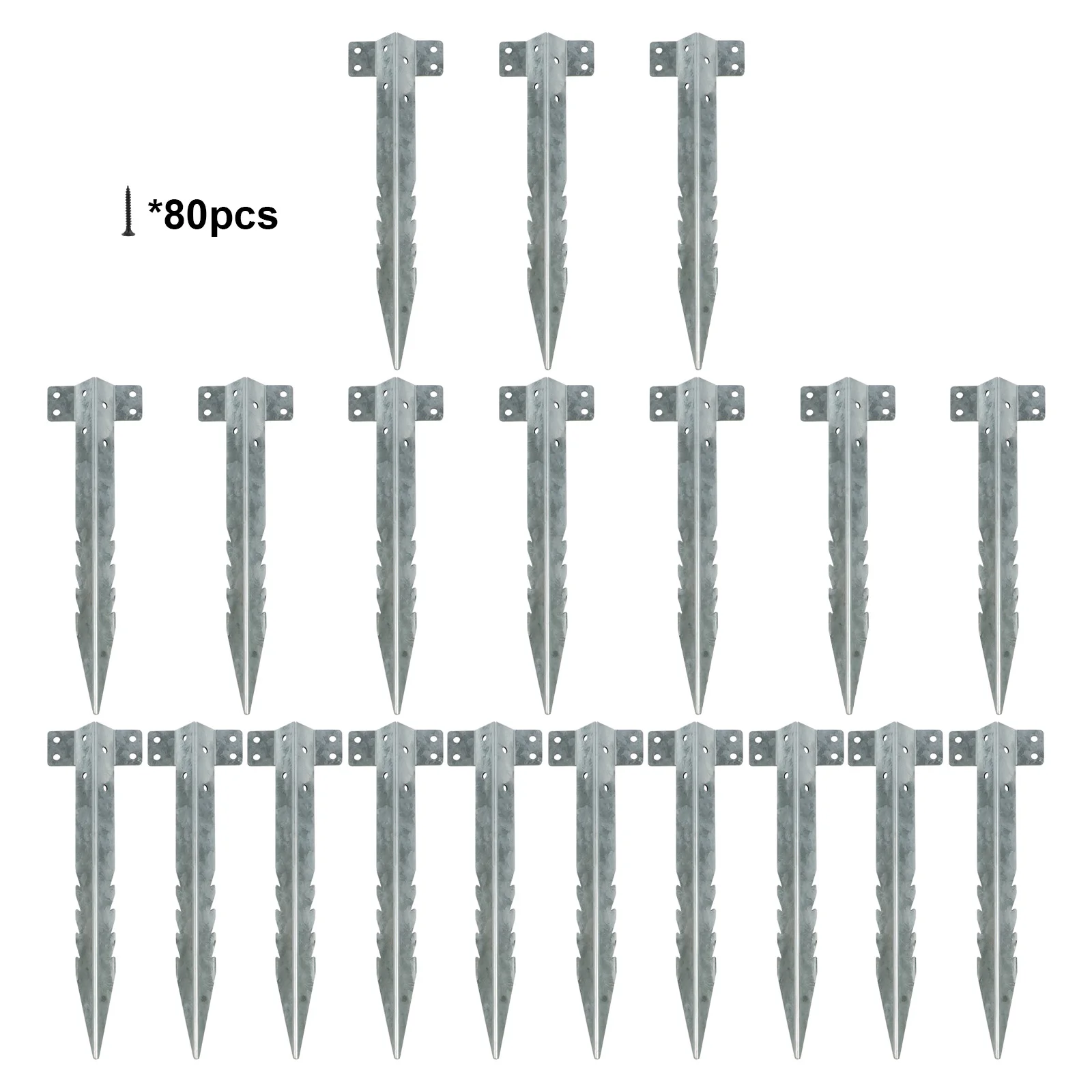 Metal Railway Sleeper Brackets for Flower Pots & Raised Beds Choose 10 or 20 Packs with Screws for Secure Mounting