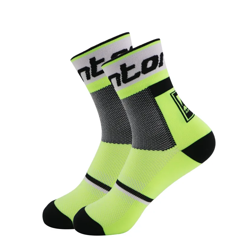 Chaussettes de sport respirantes de marque professionnelle, pour vélo de route, VTT, course, cyclisme, haute qualité