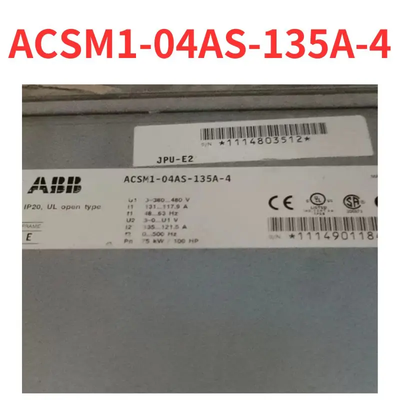 Second-hand  ACSM1-04AS-135A-4    inverter   tested OK