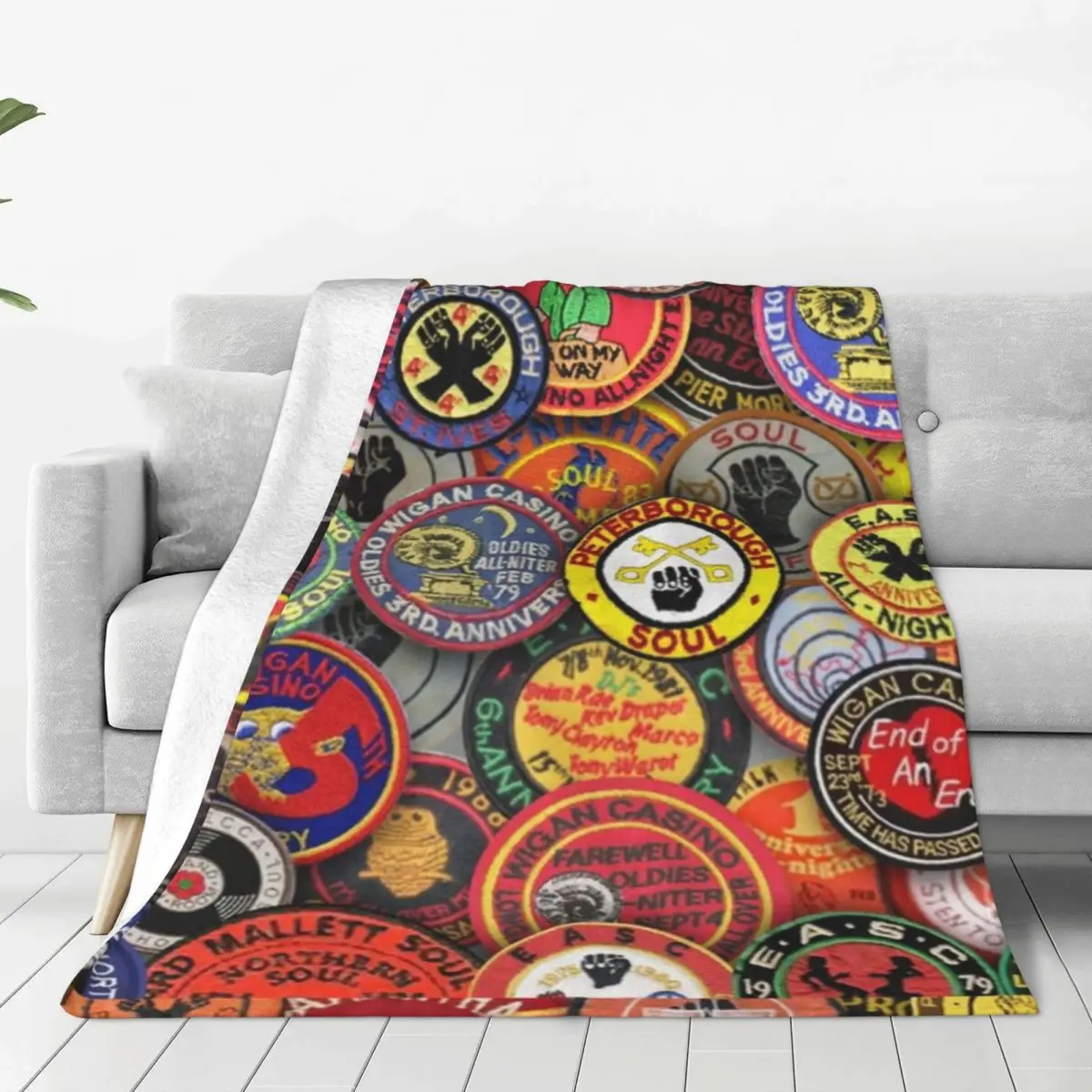 Northern Soul Memories Blanket Sofa Bedroom Bed Home Office Nap Blanket Car Travel Picnic Blankets Gift