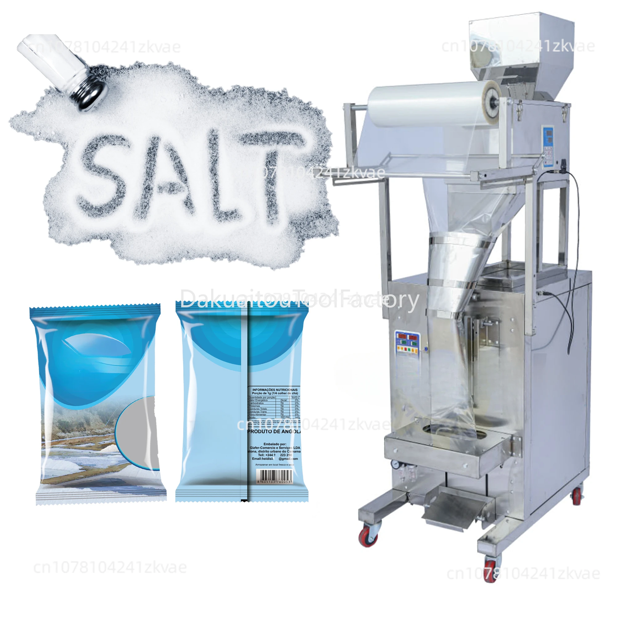 

Factory direct selling full-automatic small spice salt powder particle multifunctional packaging machine