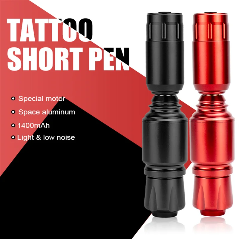 Powerful Mini Rocket Tattoo Machine Set Tattoo Short Pen Import  Motor Wireless Tattoo Power Supply Rotary Tattoo Pen Set