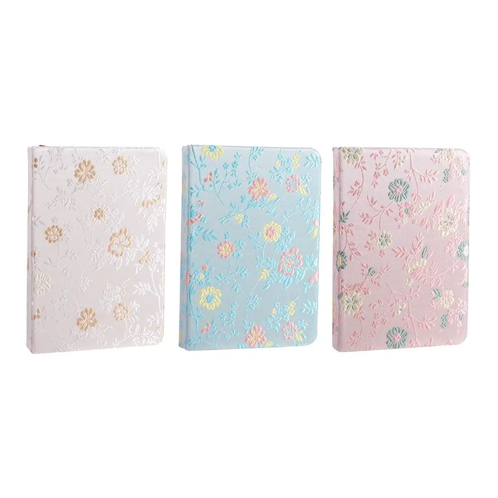 Journal Book Embossed Notebook Diary Book Agenda Organizer Floral Student Notebook Taking Notes Dao Lin Paper Memo Notepad