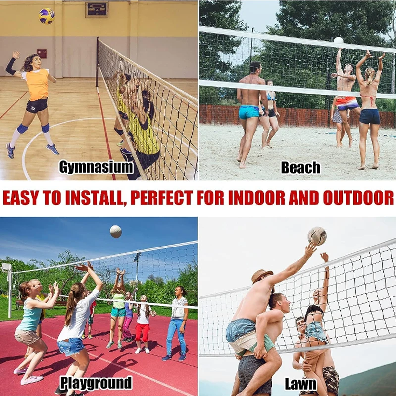 950x100CM Volleyball Net Water Beach Volleyball Special Net Competition Training Net Professional Net Indoor Outdoor Tennis Net