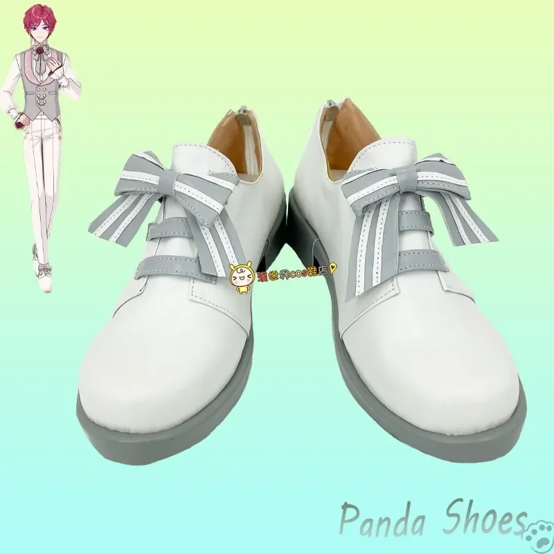 Chloe Promise of Wizard Cosplay Shoes Anime Game Cos White Boots Comic Chloe Cosplay Costume Prop Shoes for Con Halloween Party