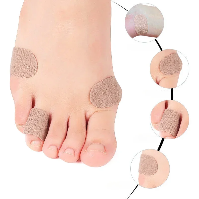 Sweat-absorbing Breathable Anti-abrasion Foot Sticker Foot Skin Care Flannelette Paste Multi-function Small Oval Eyelet Stickers