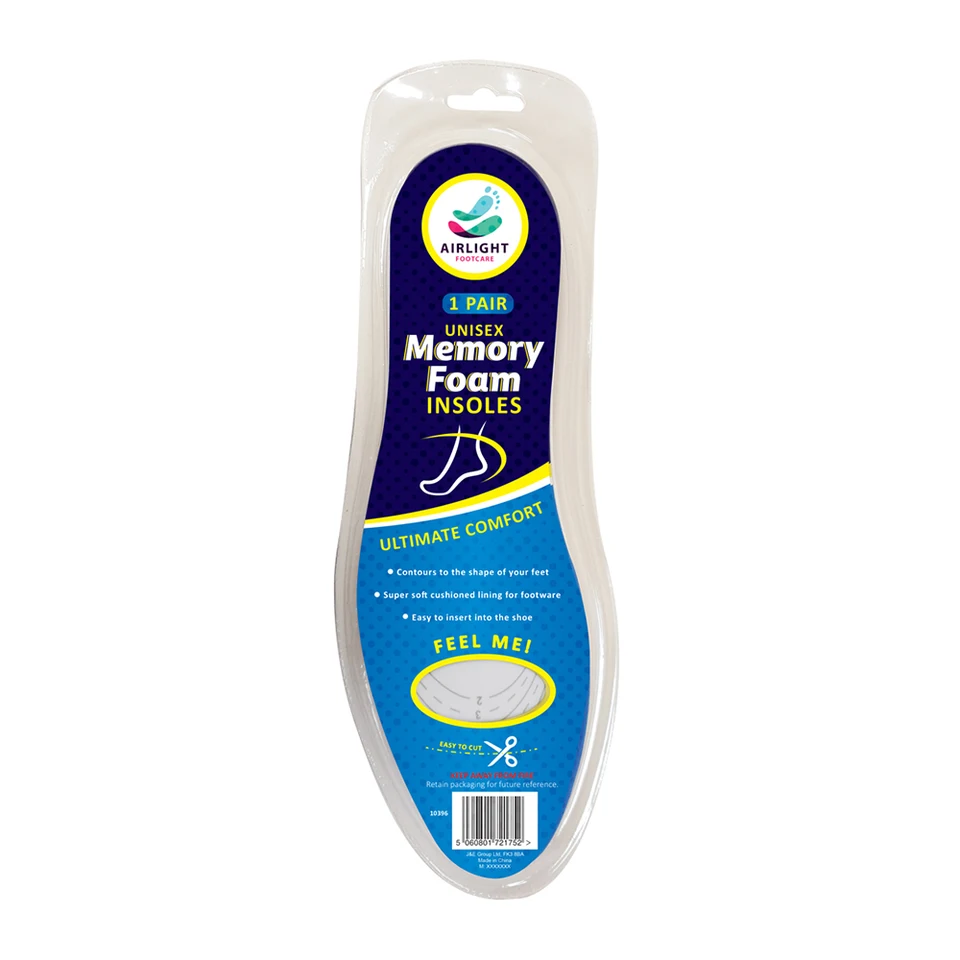 Memory Foam Orthotic Insoles for Ultimate Foot Comfort