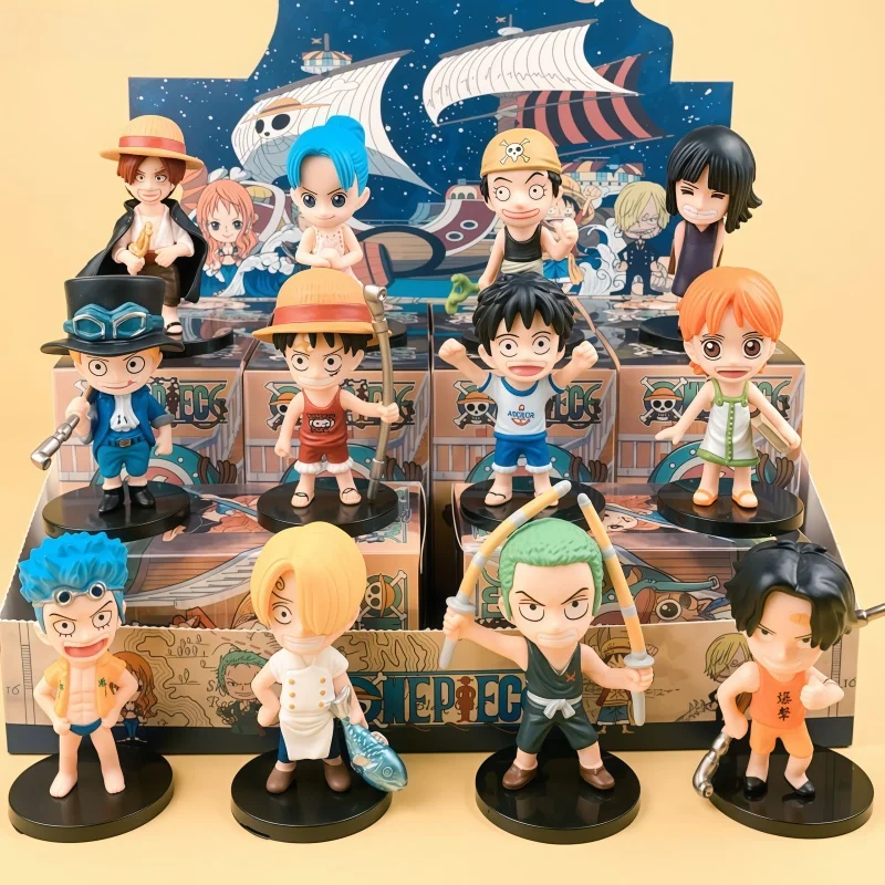 

В наличии: Набор фигурок One Piece Blind Box Q-версии (12 вариантов или 9 вариантов с красным пальто) — Луффи, Зоро. Идеальный подарок на день рождения.